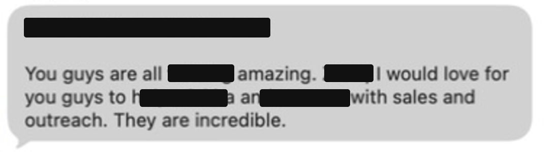Reply from a Startup founder & advisor